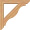 Ekena Millwork Funston Slat Smooth Bracket w/ Offset Brace, Western Red Cedar, 7 1/2"W x 46"D x 46"H BKT0806X46X46FST06SWR - alternate 3